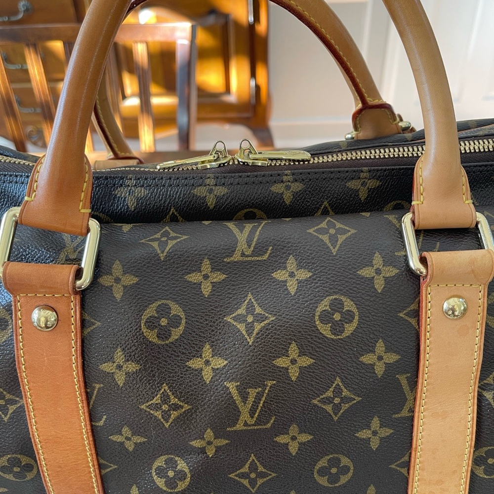 Louis Vuitton Brown Monogram Carryall Boston Travel Bag - Picture 7 of 16